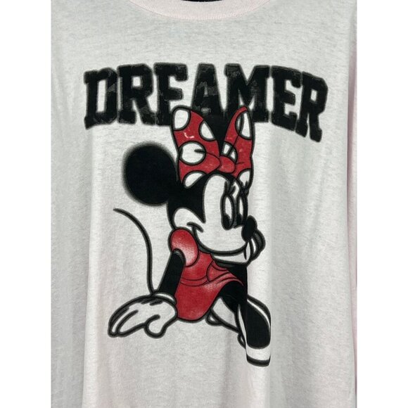 Disney Minnie Mouse Dreamer Pink OSFM Tee Shirt Nightgown Sleep Shirt New - Picture 2 of 6